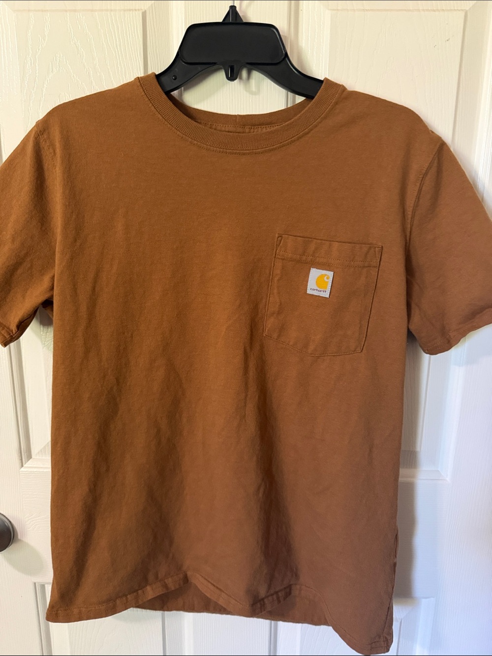 Women’s Carhartt Rust Brown Short Sleeve Pocket Tee
